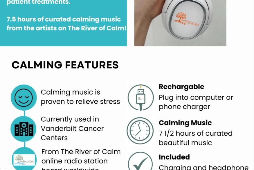 The River of Calm Headphones For Chemo V2